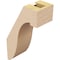Ekena Millwork 3-inch W x 6-inch D x 10-inch H Del Monte Rough Cedar Woodgrain TimberThane Knee Brace, Primed BRCUR03X06X10DELRCPR - alternate 6